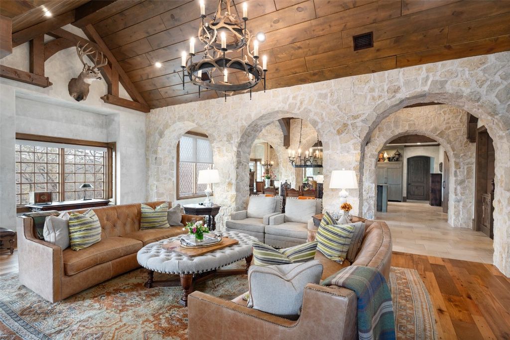 Secluded splendor luxurious retreat nestled on 34 wooded acres only an hour north of dallas offered at 5. 7 million 11