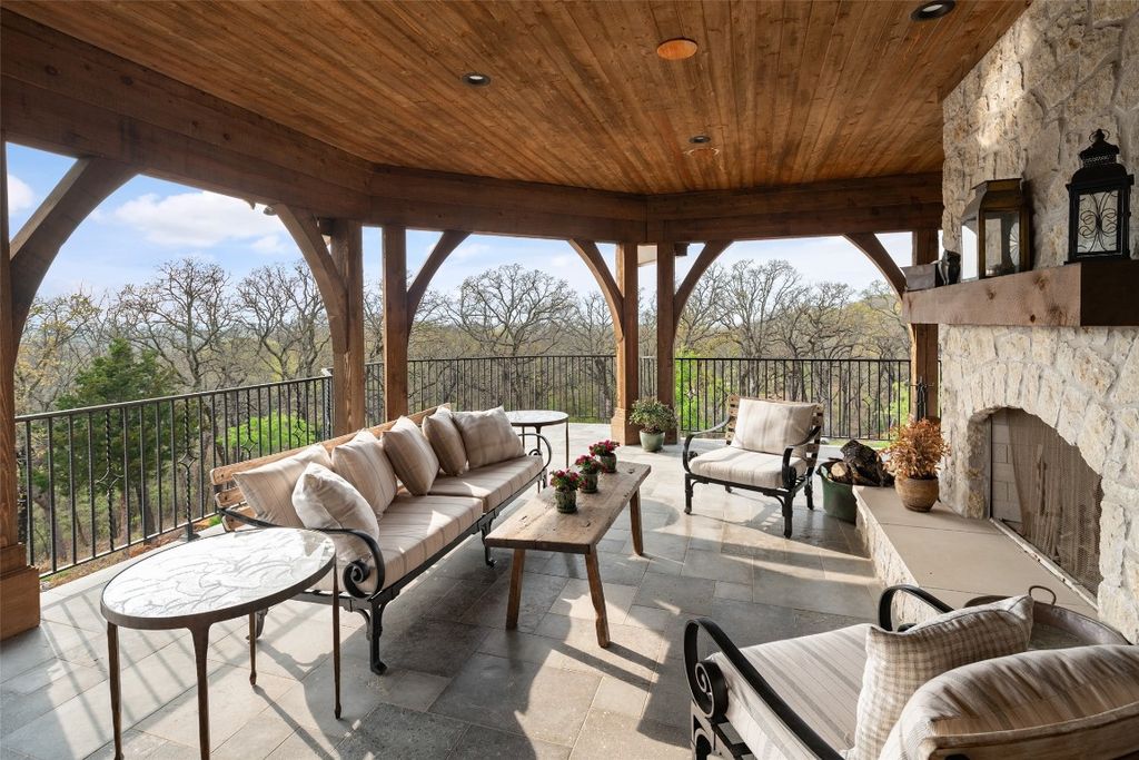 Secluded splendor luxurious retreat nestled on 34 wooded acres only an hour north of dallas offered at 5. 7 million 18