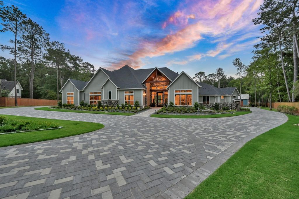 Stunning lake windcrest estate offers private resort living for 3. 385 million 1