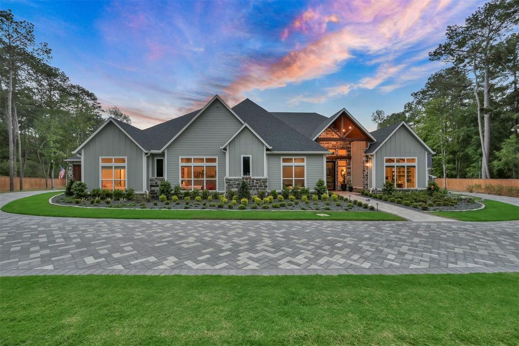 Stunning lake windcrest estate offers private resort living for 3. 385 million 2