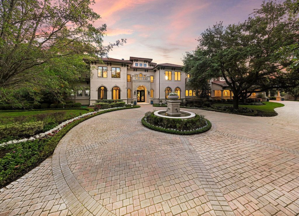 Tranquil opulence grand estate on 2 acres in hunters creek village listed at 7499000 46