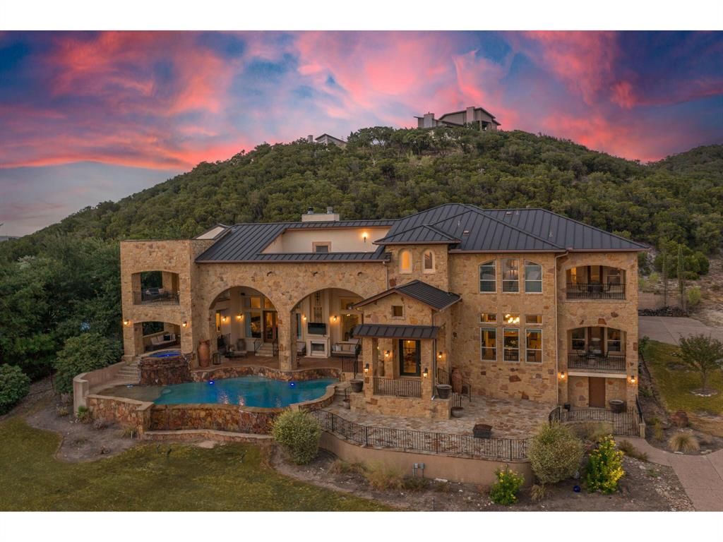 Unparalleled Views: Luxurious Estate Overlooking Lake Travis and Texas Hill Country, Offered at $2.75 Million