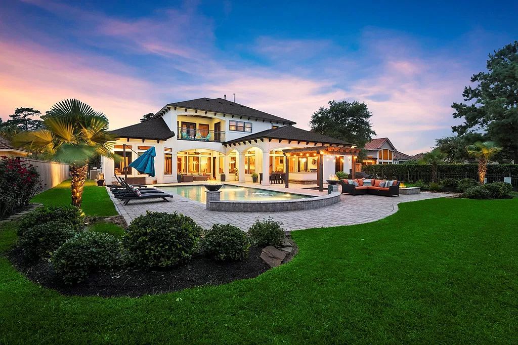 Lakefront Paradise in Spring! Gated Estate with Pool, Theater, Chef’s Kitchen & Resort Amenities Listed at $1,725,000