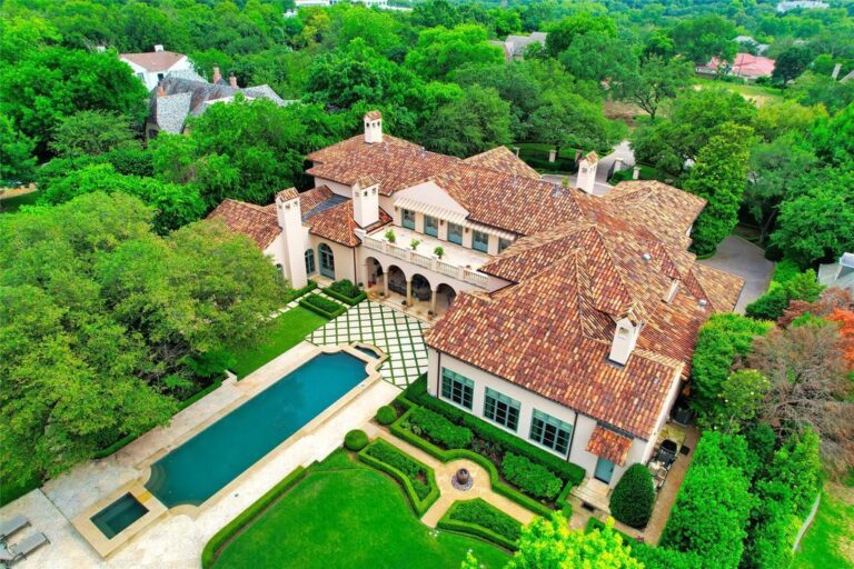 Luxurious Gated Italian Estate on 1.179 Acres by Harold Leidner Listed for $10.5 Million