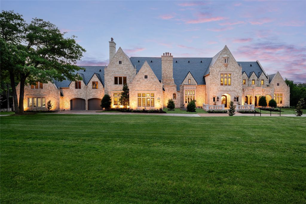 Stunning French-Inspired Estate Spanning 2+ Acres in The Landing Gated Community Listed for $7,995,000