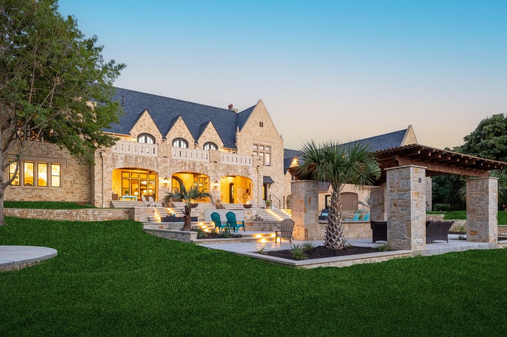 Stunning french inspired estate spanning 2 acres in the landing gated community listed for 7995000 36