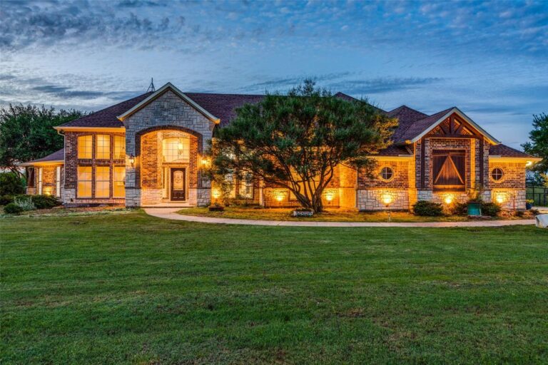 Stunning Ranch Retreat: Luxury Living Amidst Serene Pastures and Pristine Equestrian Facilities Asks for $2.45 Million
