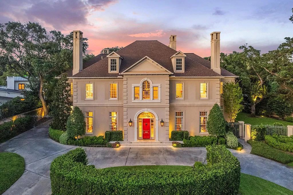 River Oaks Oasis in Houston! Lucian Hood Estate w/ Elevator & Generator listed at $6,400,000