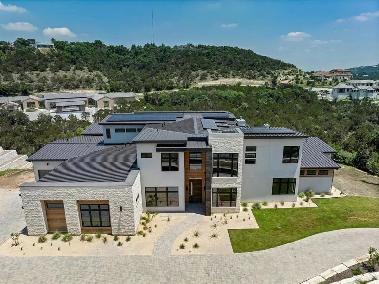 Austin Oasis! Modern Masterpiece with Pool, Views & Cabana listed at $12,500,000