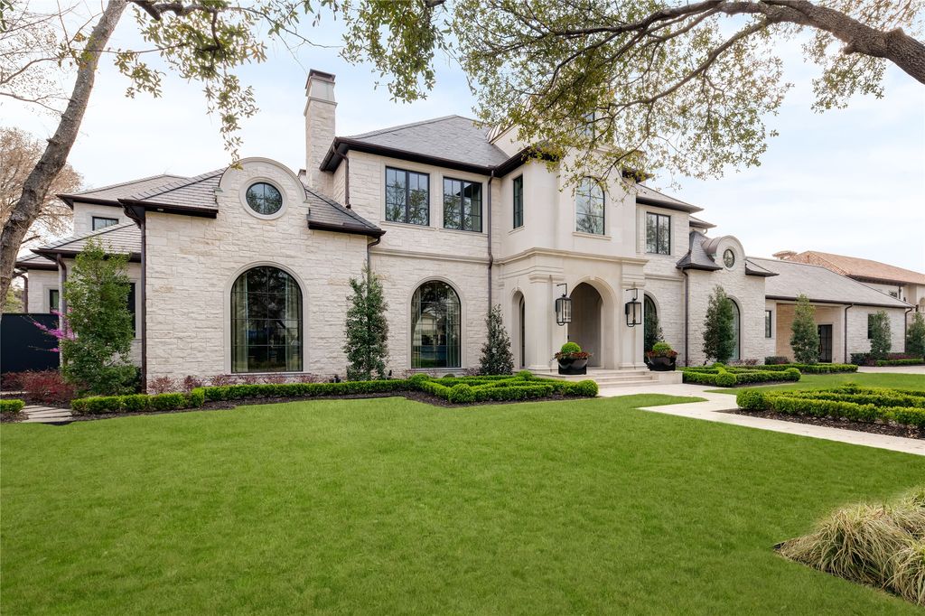 Elegant french transitional estate by renowned architect richard drummond davis colby craig homes listed for 13. 2 million 2