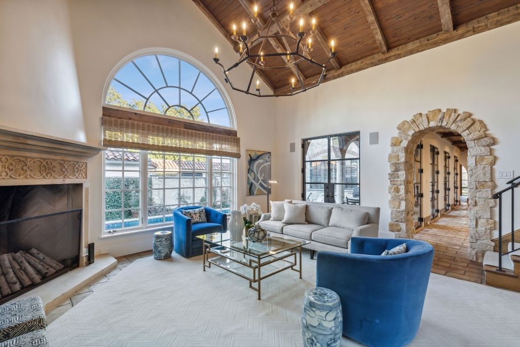 Mediterranean home with tuscan influences featuring specialty touches throughout listed for 6095000 13