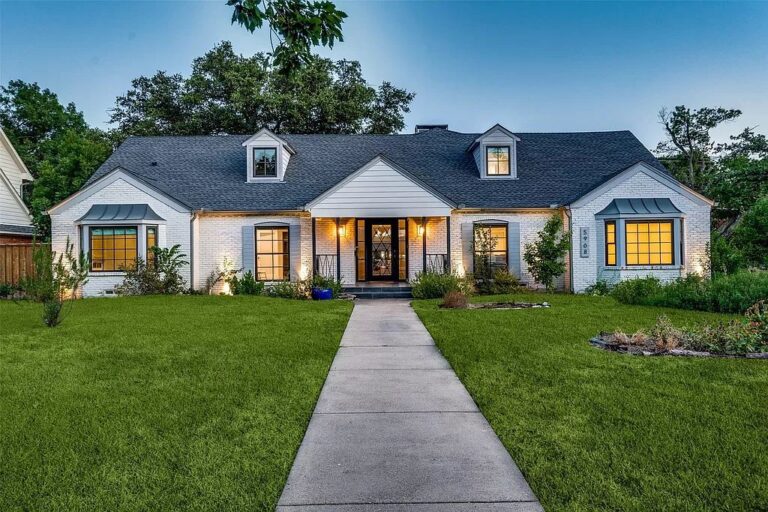 Dallas Oasis! Luxury 1-Story with Pool, Wine Room, Gym & More asks for $2,100,000