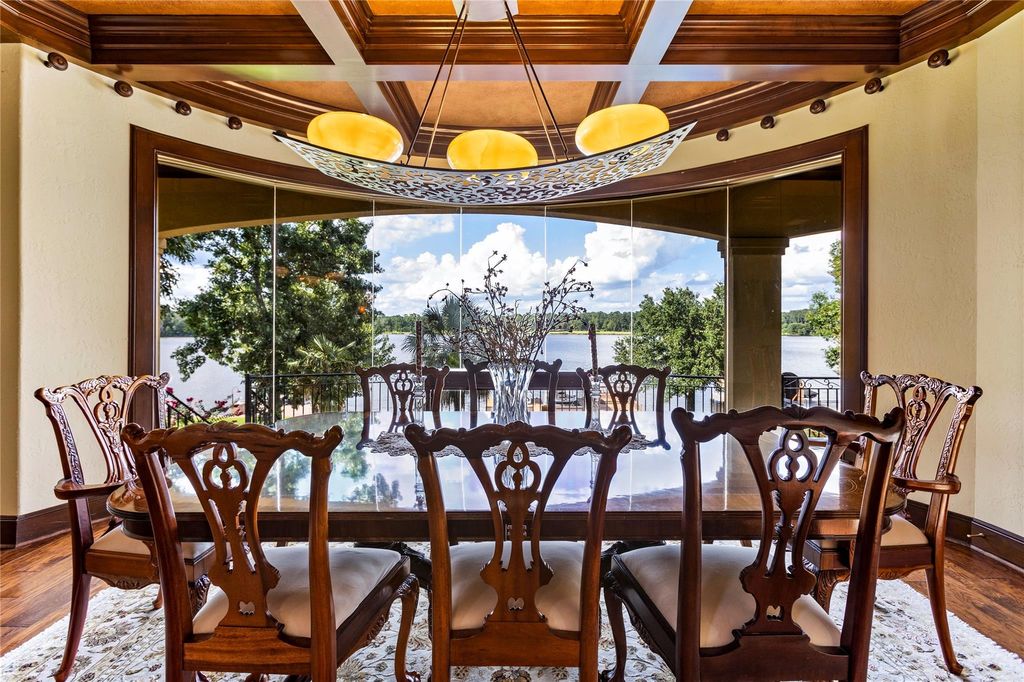 Elegant lakefront living discover this exquisite 4 story estate on lake conroe priced at 3195000 14