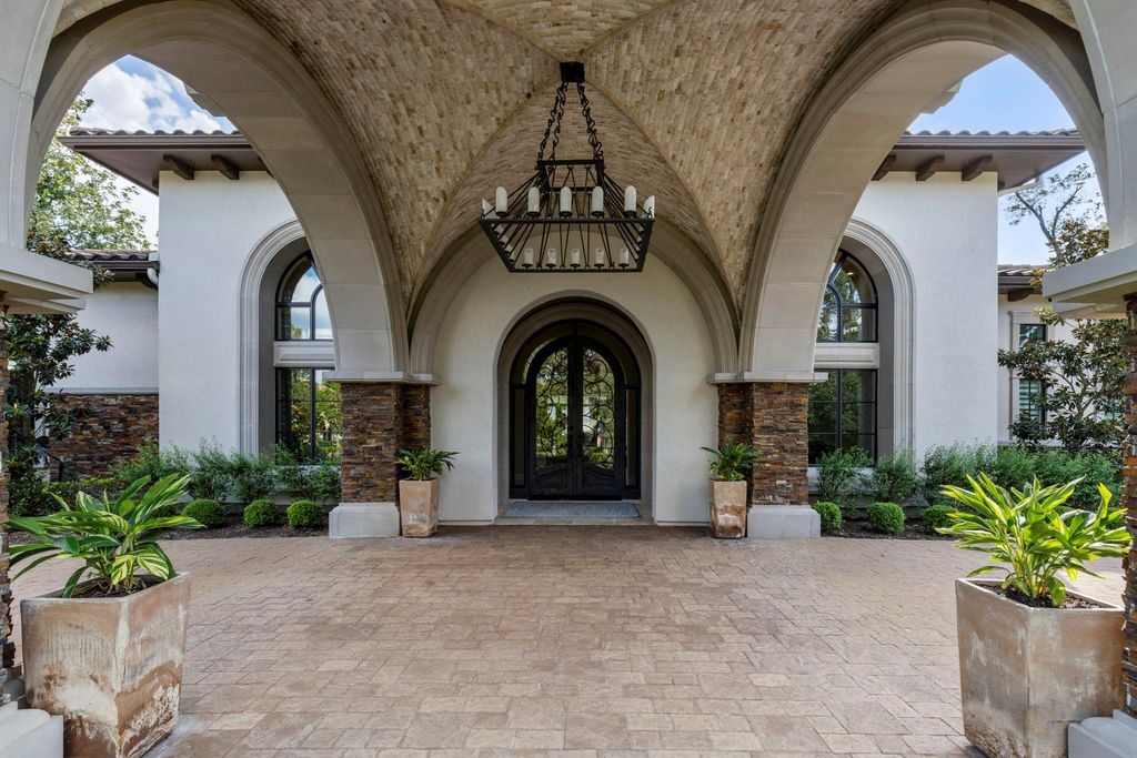 Elegant one story home with stucco stone exterior listed for 4 million 5