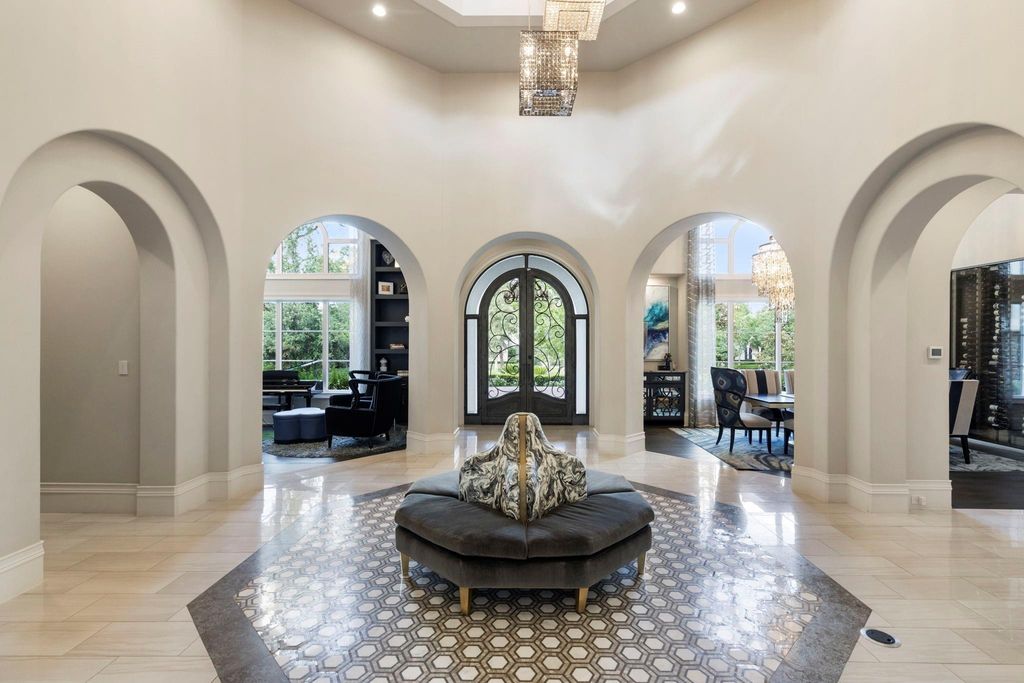 Elegant one story home with stucco stone exterior listed for 4 million 7