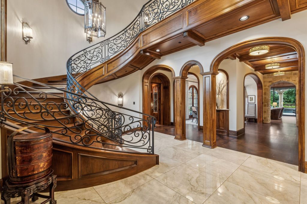 Elevated european style estate in coveted vaquero community priced at 11. 25 million 4