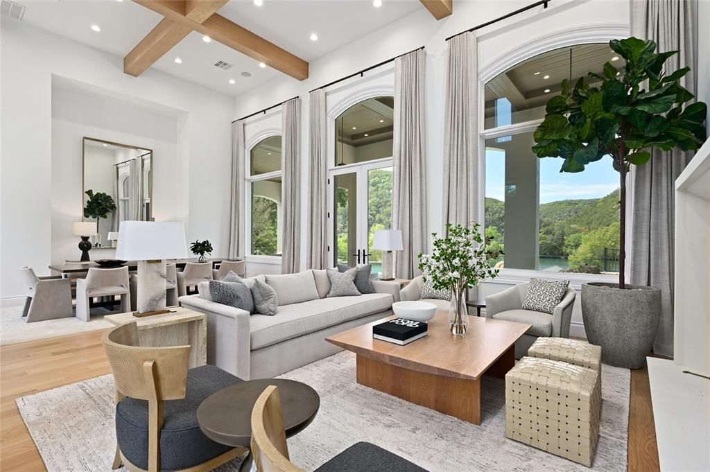 Modern luxury on lake austin remarkable home in prestigious enclave asks for 12. 75 million 4