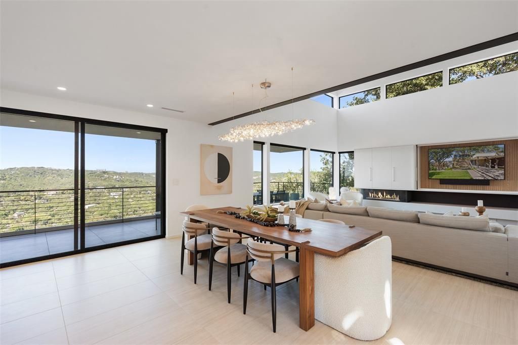 Stunning contemporary home gallery aesthetic meets cutting edge technology for 6. 25 million 11