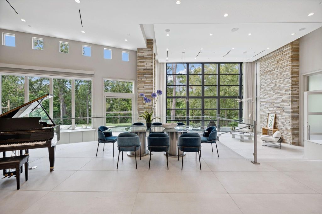 Sprawling contemporary estate offering serenity and proximity to the city listed for 5. 99 million 8