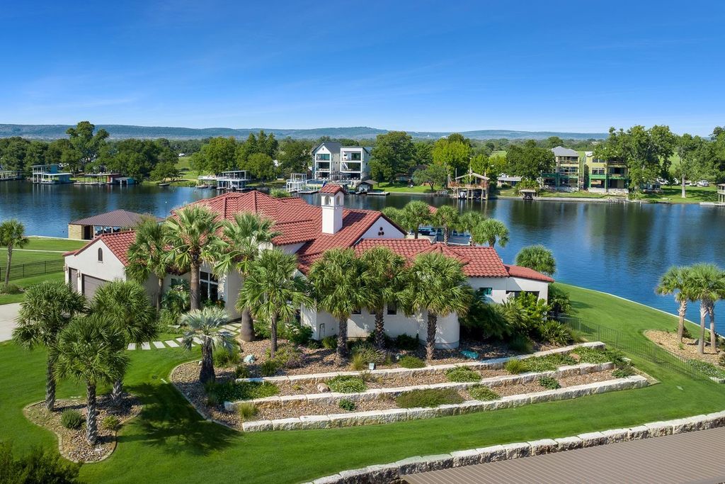 Beautifully crafted home with over 500 feet of waterfront on lake lbj priced at 4. 75 million 24