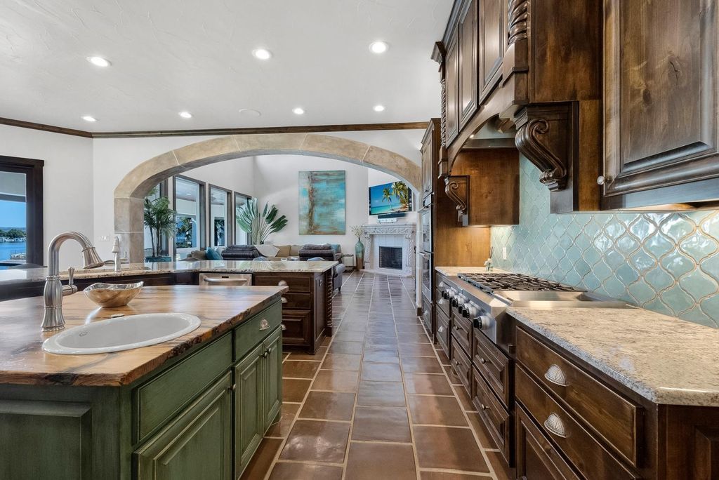 Beautifully crafted home with over 500 feet of waterfront on lake lbj priced at 4. 75 million 9