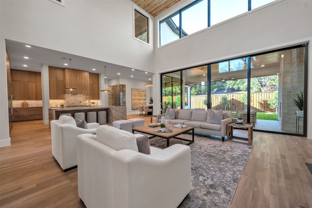 Elegant mid century style estate with clean lines and modern amenities asking 4. 395 million 7