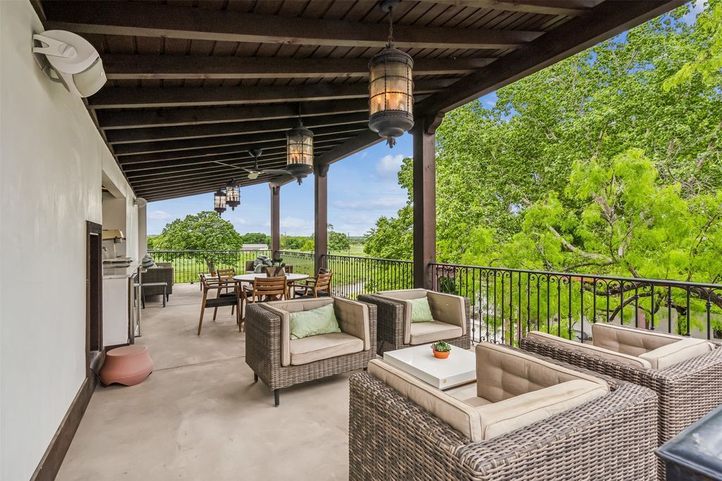 Exquisite spanish hacienda overlooking the trinity river quality construction and luxurious amenities for 4. 85 million 29