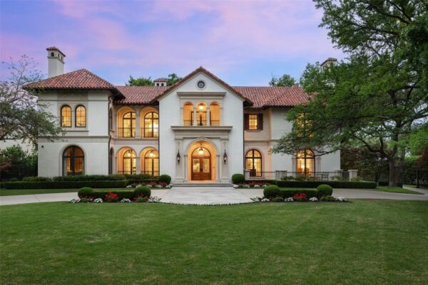 Sophisticated Highland Park Residence Radiating Luxury and Classic Charm Offered at $19,995,000