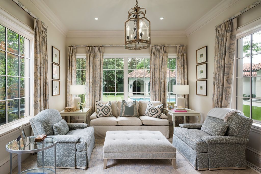 Sophisticated highland park residence radiating luxury and classic charm offered at 19995000 19