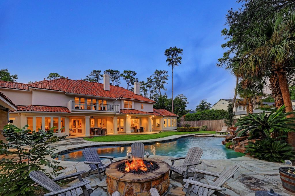 Space and style unite in this updated memorial villages showplace asking 3. 995 million 44