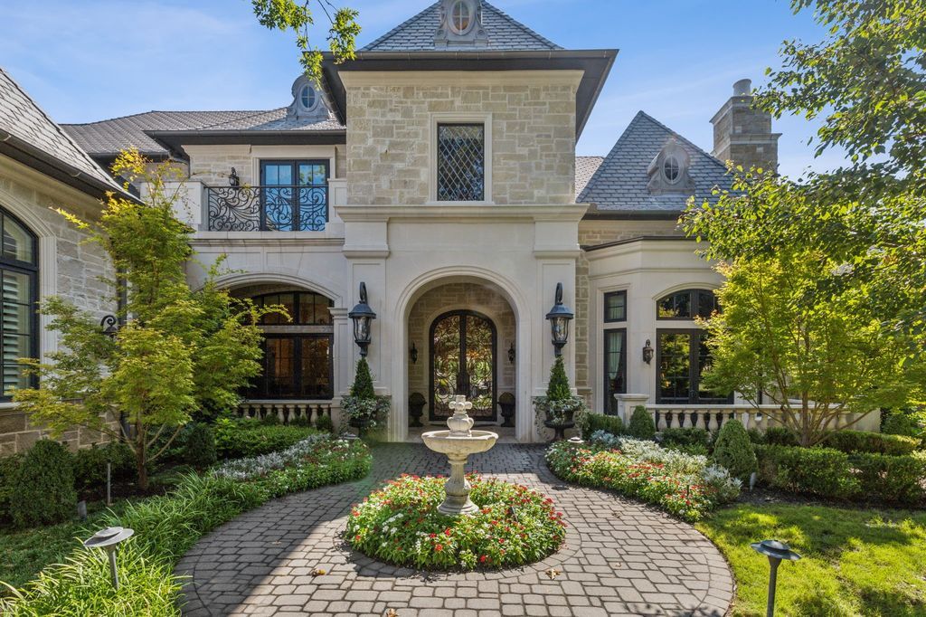 Stunning french inspired estate in the prestigious glen abbey enclave hits the market for 7. 45 million 2