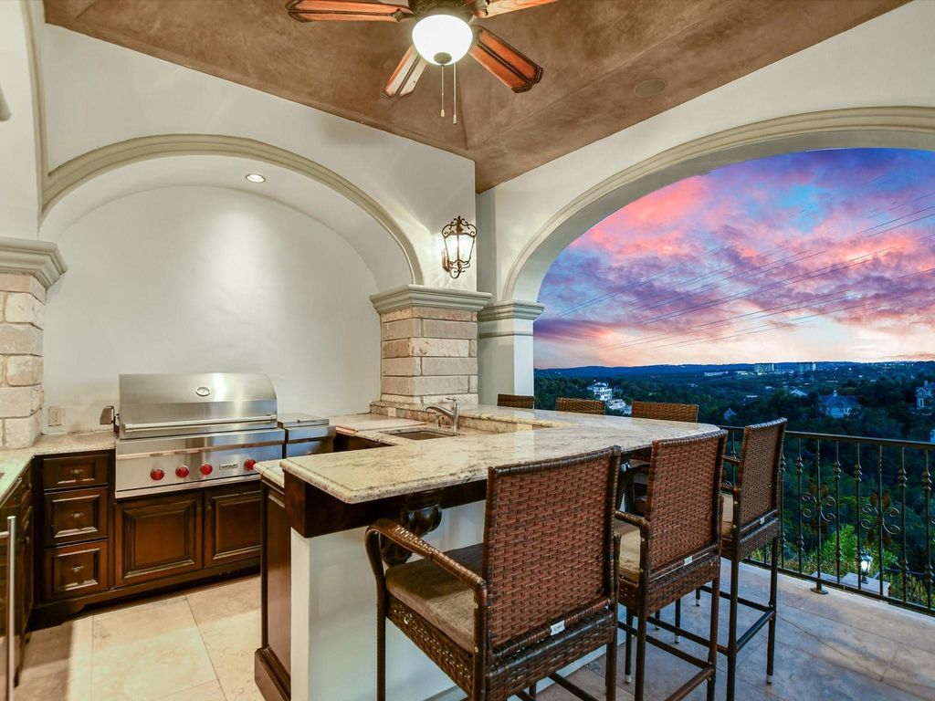 Unmatched seclusion and scenic views private gated estate in west austin hill country for 3. 695 million 15