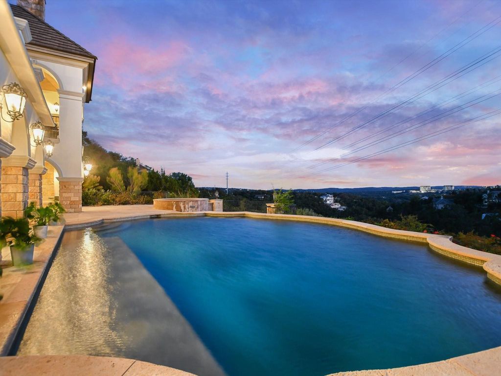 Unmatched seclusion and scenic views private gated estate in west austin hill country for 3. 695 million 36