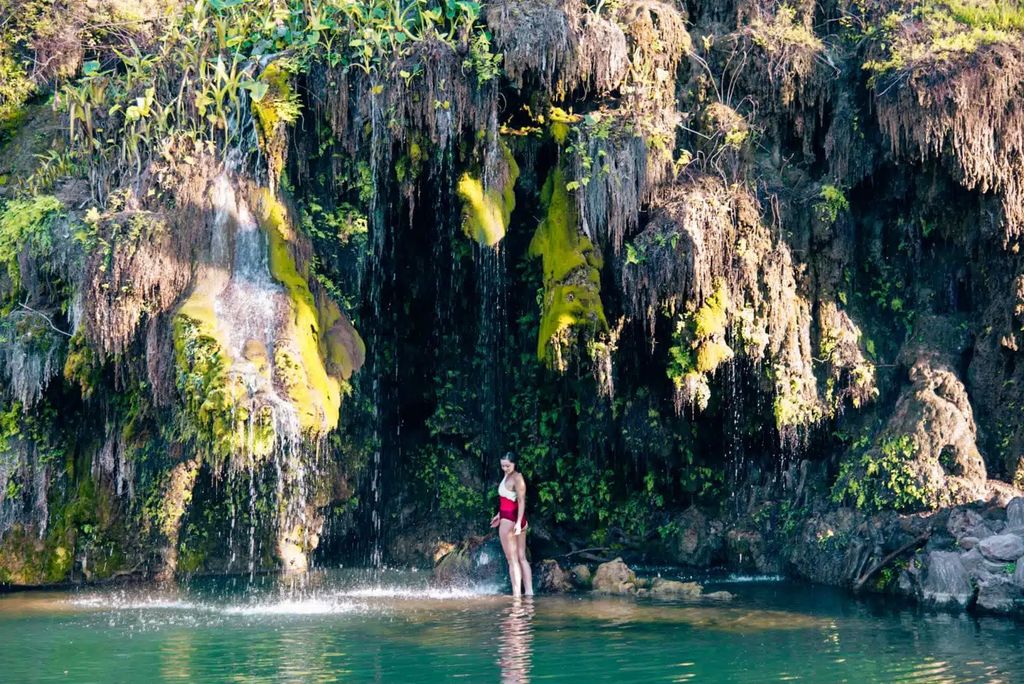 Krause springs waterfalls