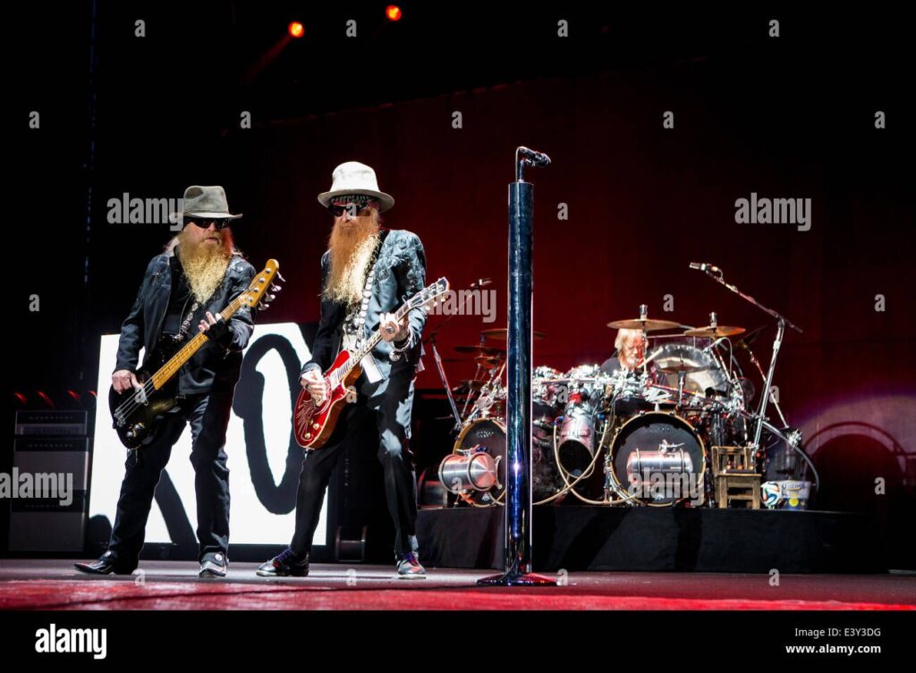 Milan italy 30th june 2014 the american texas blues band zz top performs e3y3dg result