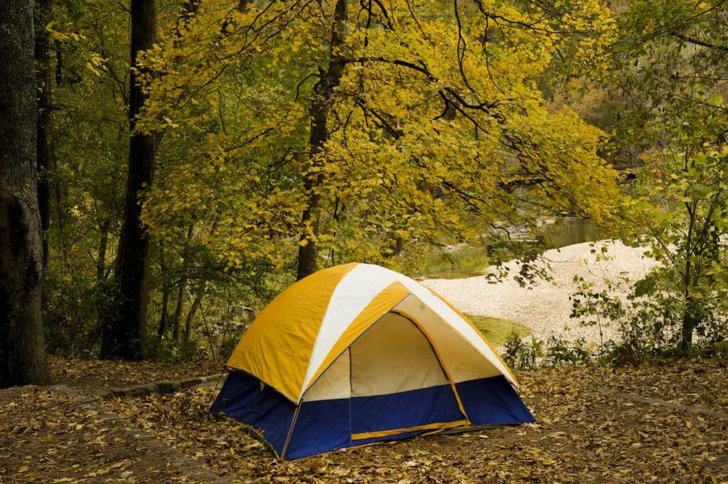 Blanchard recreation area tent camping