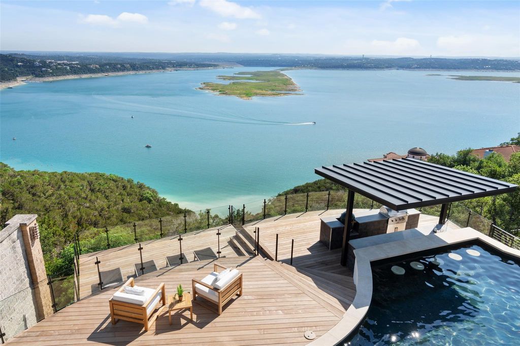 Lakefront living at its finest custom estate on lake travis offering spectacular views for 9. 5 million 28