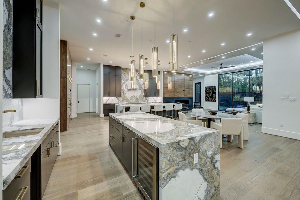 Stunning new construction modern masterpiece by rau development in memorial villages priced at 5. 495 million 22