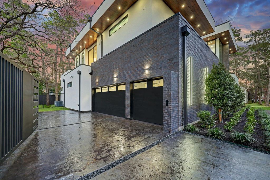 Stunning new construction modern masterpiece by rau development in memorial villages priced at 5. 495 million 41