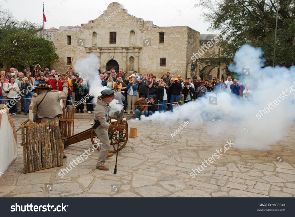 Stock photo historical reenactment of the battle of the alamo feb to mar 9835540 result