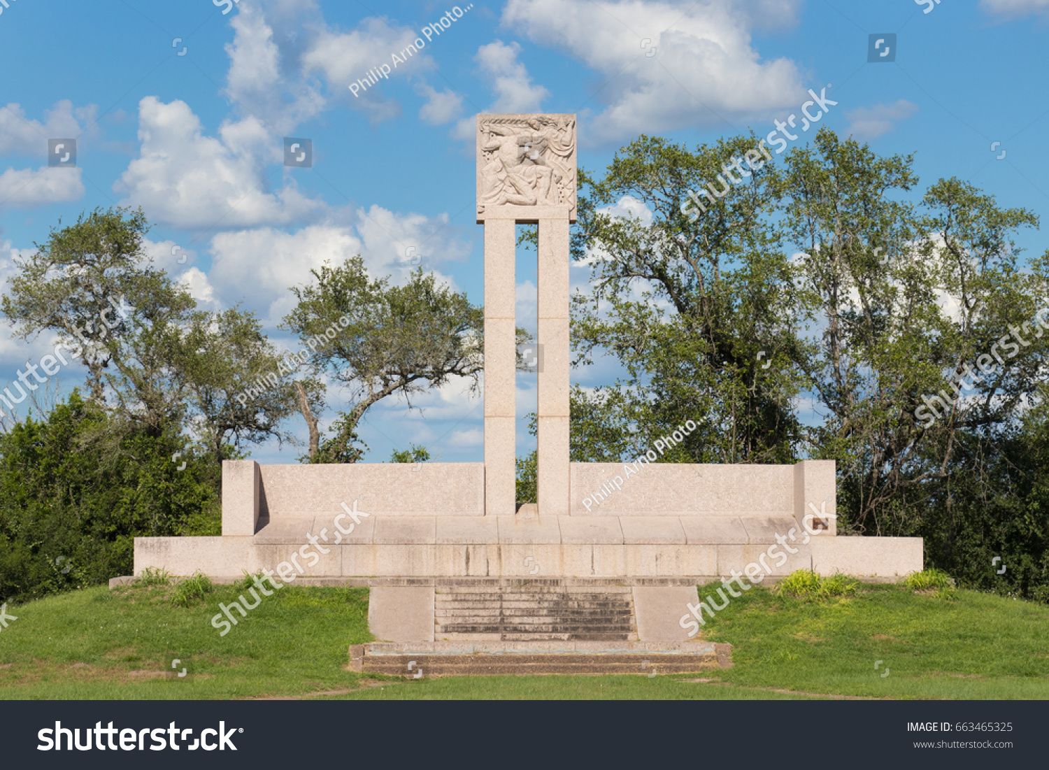 Stock photo texas state monument to colonel james fannin and his men 663465325 result