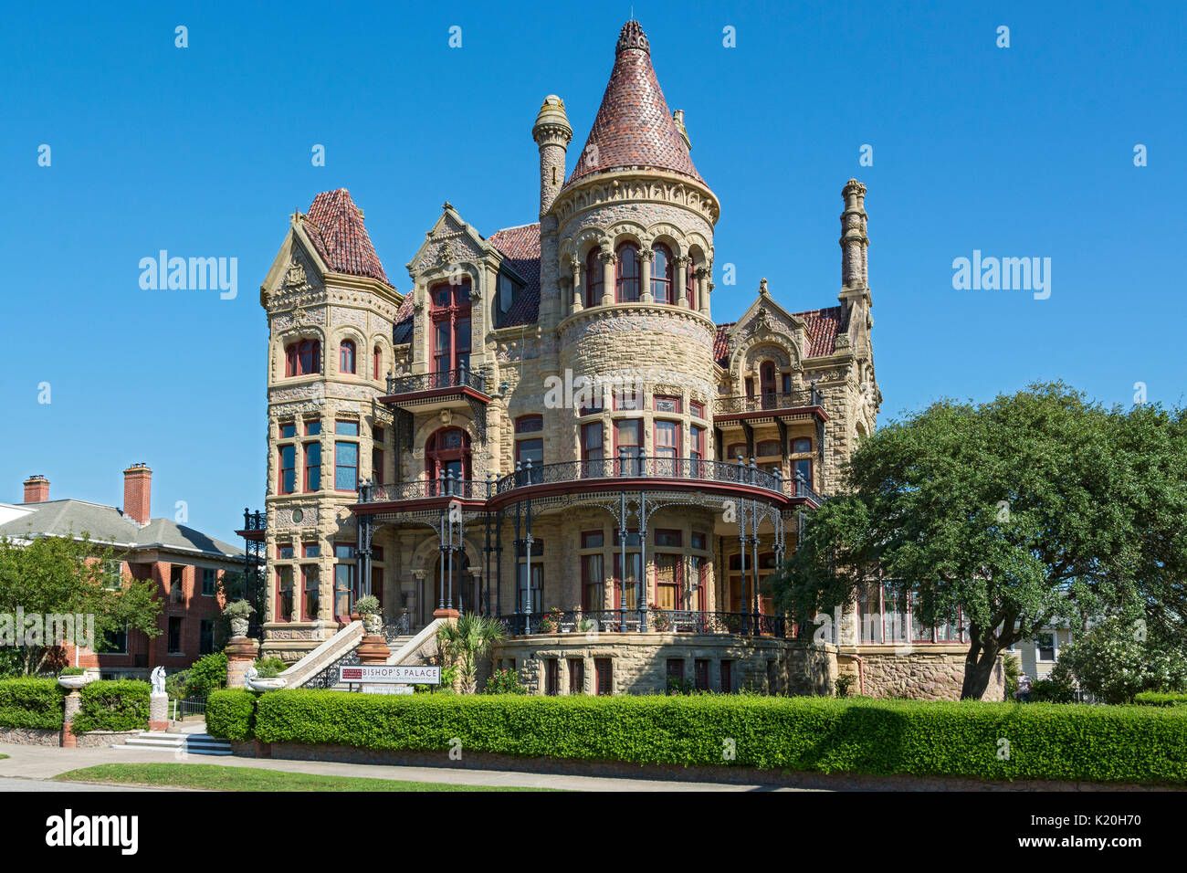 Texas galveston east end historic district bishops palace 1892 josephine k20h70 result