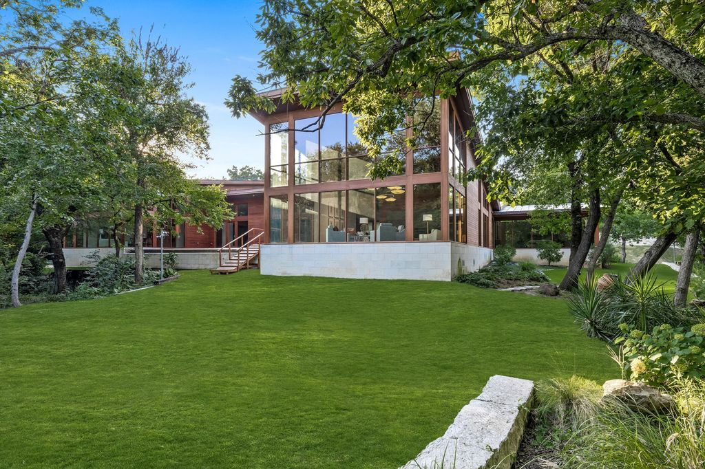 A private oasis in dallas extraordinary retreat on 2 acres of lush greenery asking 3. 995 million 24