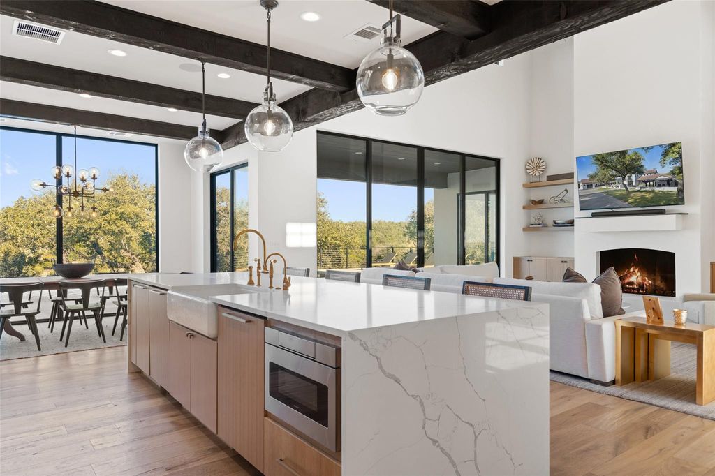 Austin luxury living contemporary estate offering privacy and stunning views for 5. 25 million 16