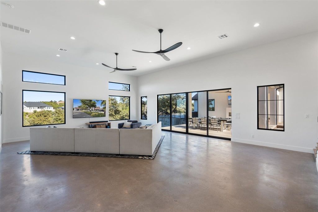 Austin luxury living contemporary estate offering privacy and stunning views for 5. 25 million 36