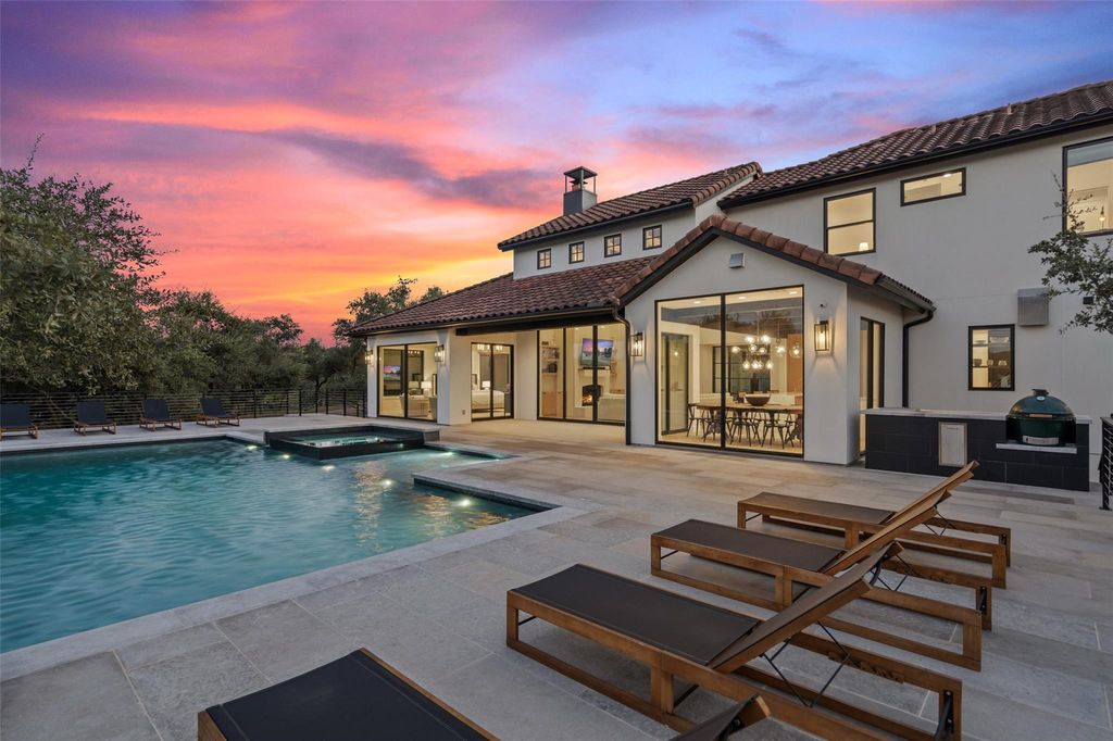 Austin luxury living contemporary estate offering privacy and stunning views for 5. 25 million 6