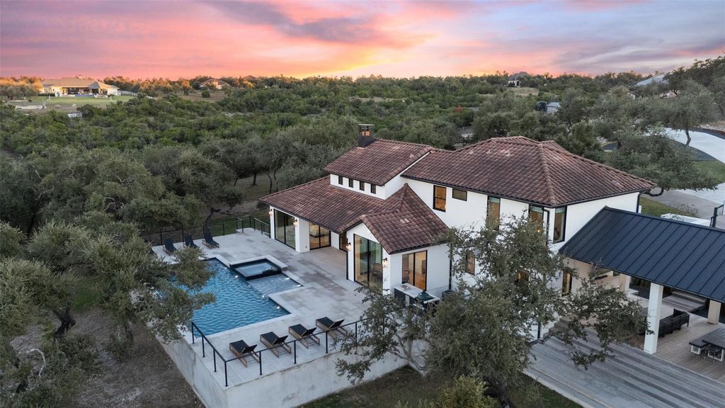 Austin luxury living contemporary estate offering privacy and stunning views for 5. 25 million 7