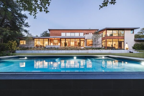 Old Preston Hollow Gem: Custom Modern Estate with Creekside Privacy and Tranquility, Listed for $8.75 Million