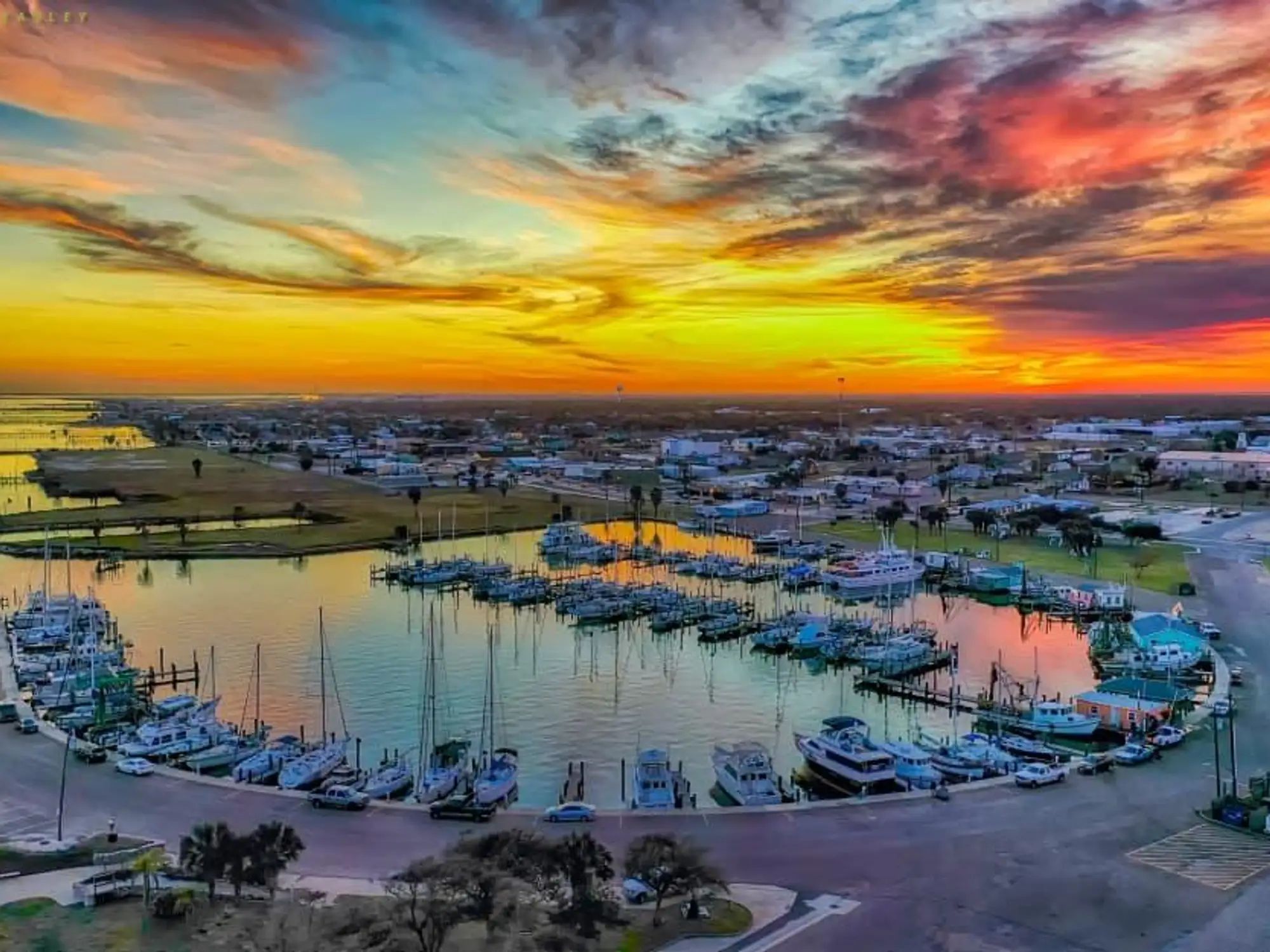 Rockport texas sunset coast 10 02 2025